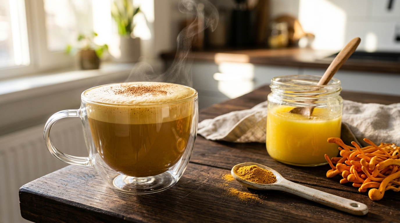 Café "Fungi-Bullet" con Extracto de Cordyceps